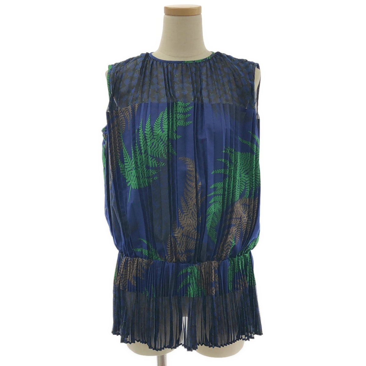 sacai | 植物印花褶皺上衣 | 尺寸 1 | 女款