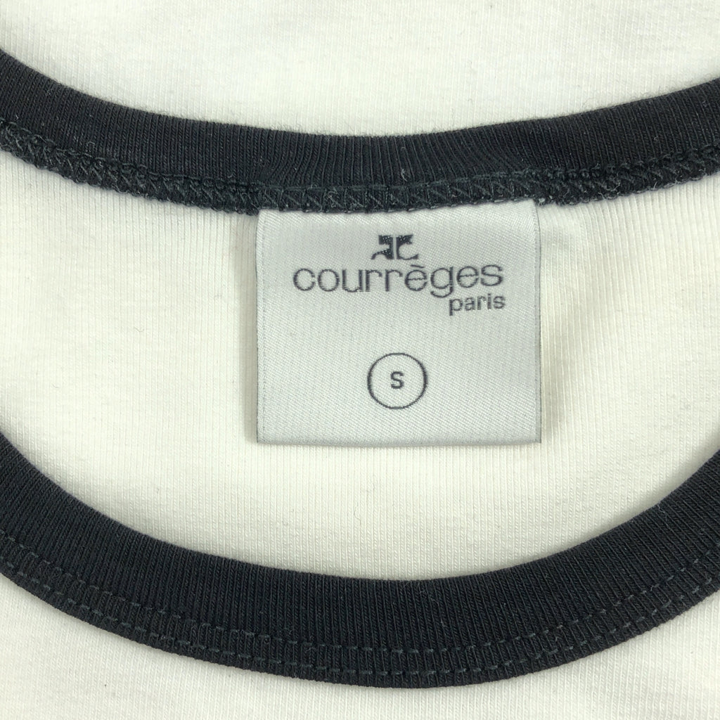 COURREGES | 單點標誌圓領T卹 | 尺寸 S | 女款