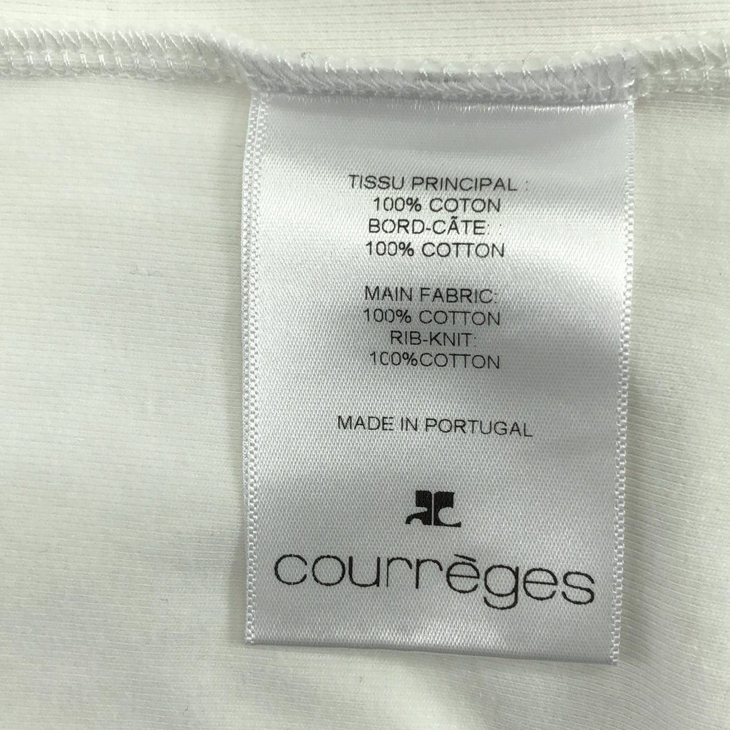 COURREGES | 單點標誌圓領T卹 | 尺寸 S | 女款