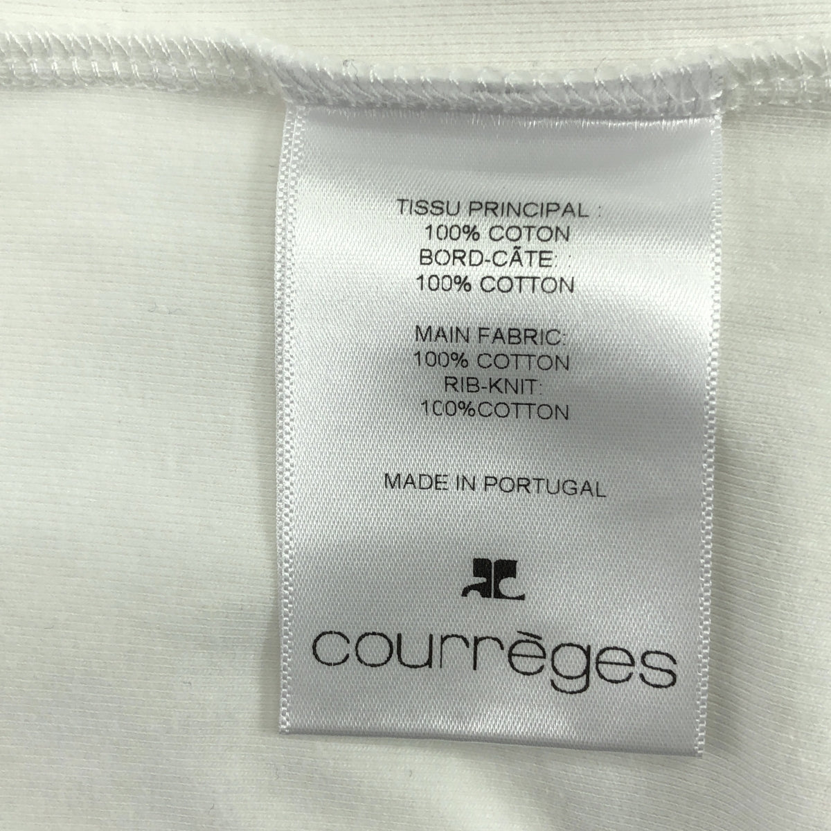COURREGES | 單點標誌圓領T卹 | 尺寸 S | 女款