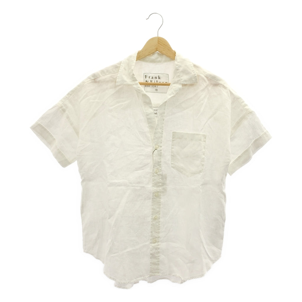 Frank &amp; Eileen / 프랭크 앤 아이린 | ROSE / WHL / 린넨 셔츠 블라우스 | XS |
