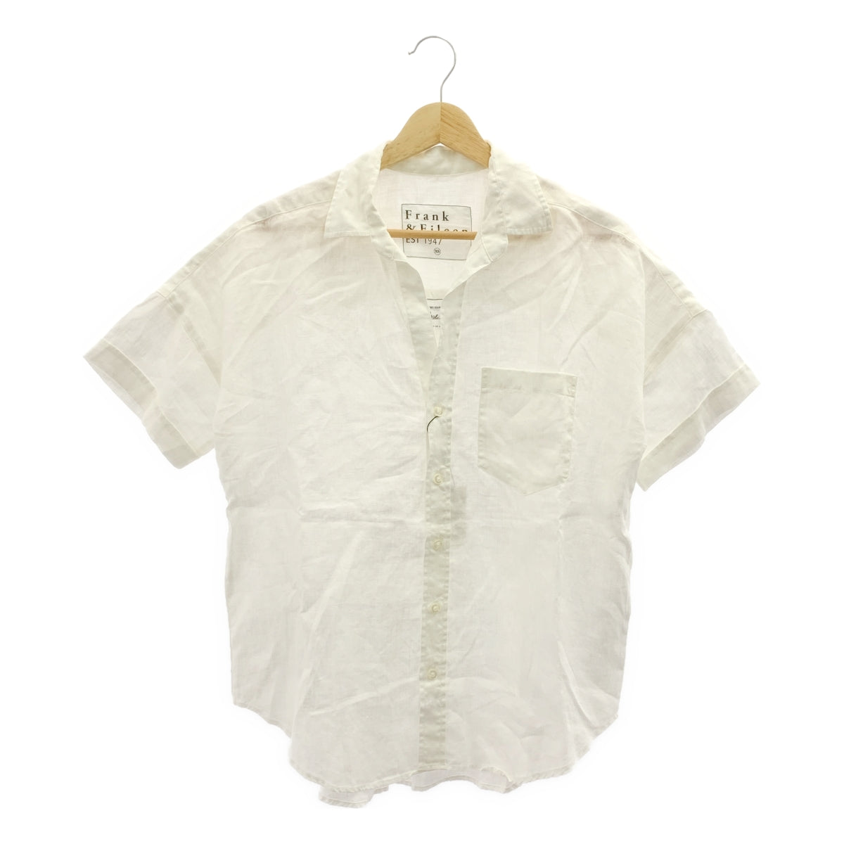 Frank &amp; Eileen / 프랭크 앤 아이린 | ROSE / WHL / 린넨 셔츠 블라우스 | XS |