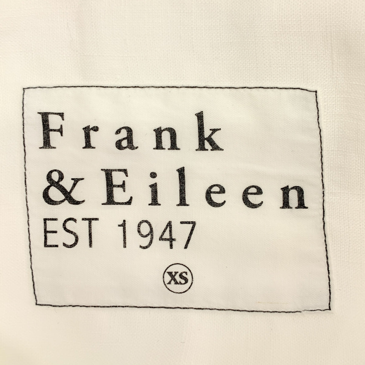 Frank &amp; Eileen / 프랭크 앤 아이린 | ROSE / WHL / 린넨 셔츠 블라우스 | XS |