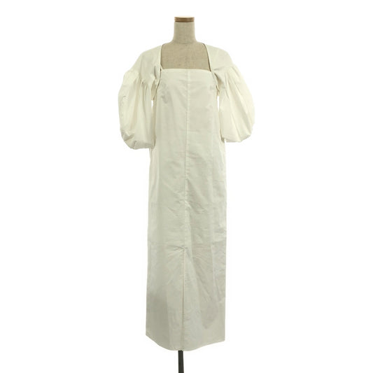 [Good Condition] THINGS THAT MATTER | BOLERO &amp; CAMISOLE MAXI DRESS | F | White | Women's