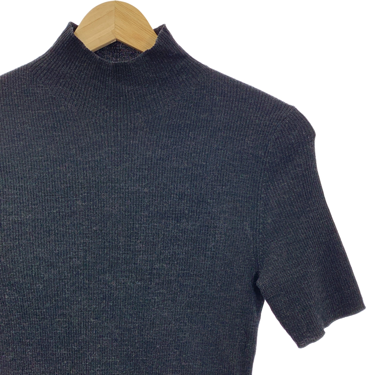 理論 | Regal Wool Leenda N Bottleneck 套頭針織衫 | S 碼 | 炭灰色 | 女款