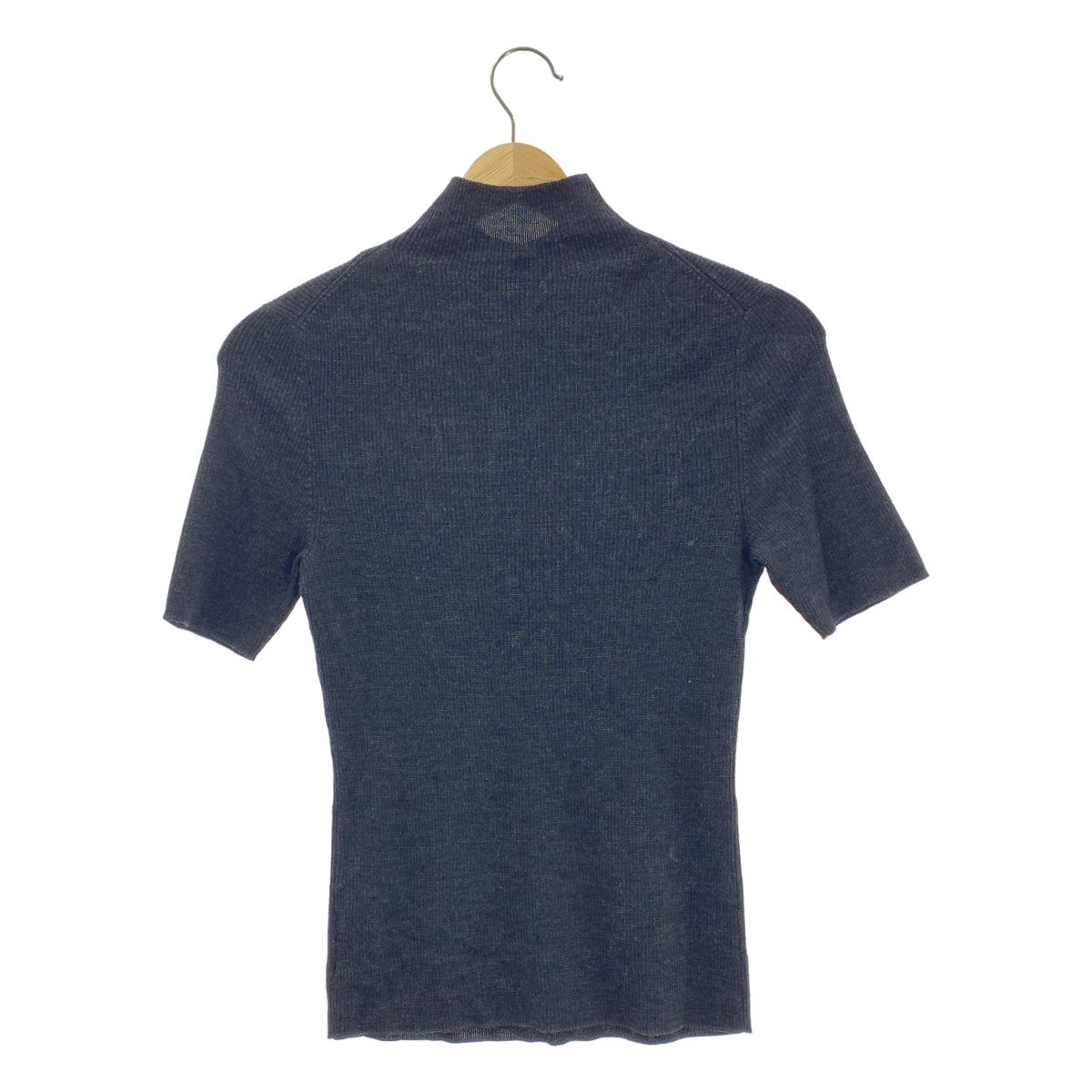 理論 | Regal Wool Leenda N Bottleneck 套頭針織衫 | S 碼 | 炭灰色 | 女款