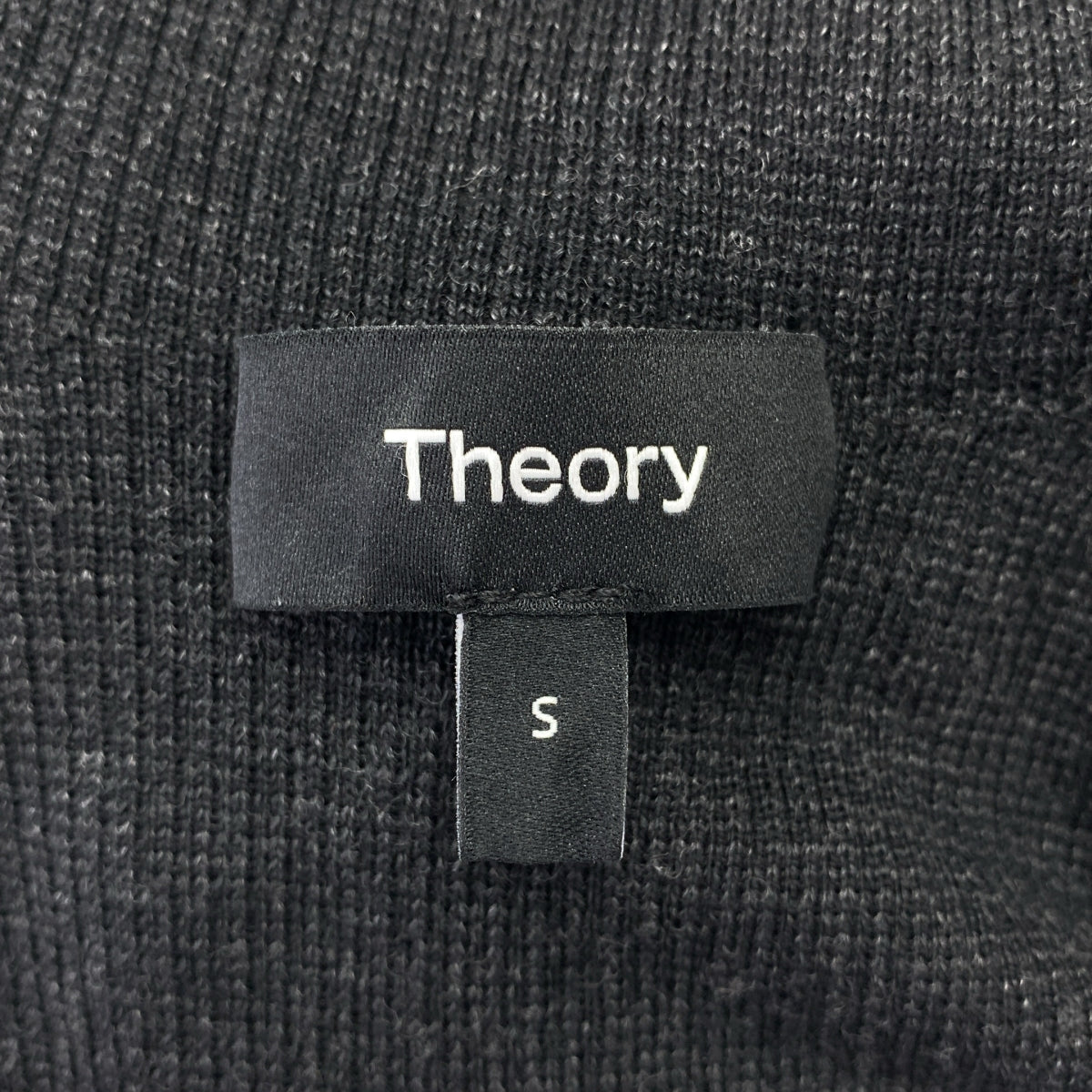 理論 | Regal Wool Leenda N Bottleneck 套頭針織衫 | S 碼 | 炭灰色 | 女款