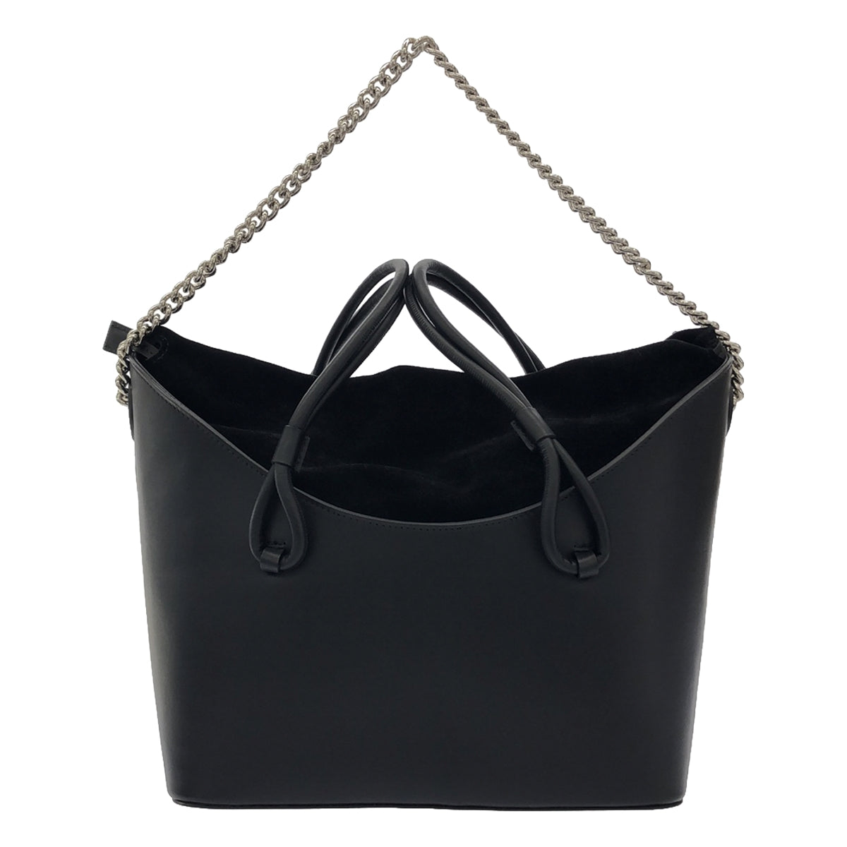 [New] Meli Melo | ORNELLA 2-Way Leather Suede Drawstring Shoulder Tote Bag | Black | Women's