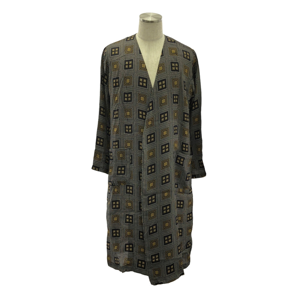 Needles / ニードルス | V Neck Robe  ローブ ロング コート | S | ブラック系 | メンズ