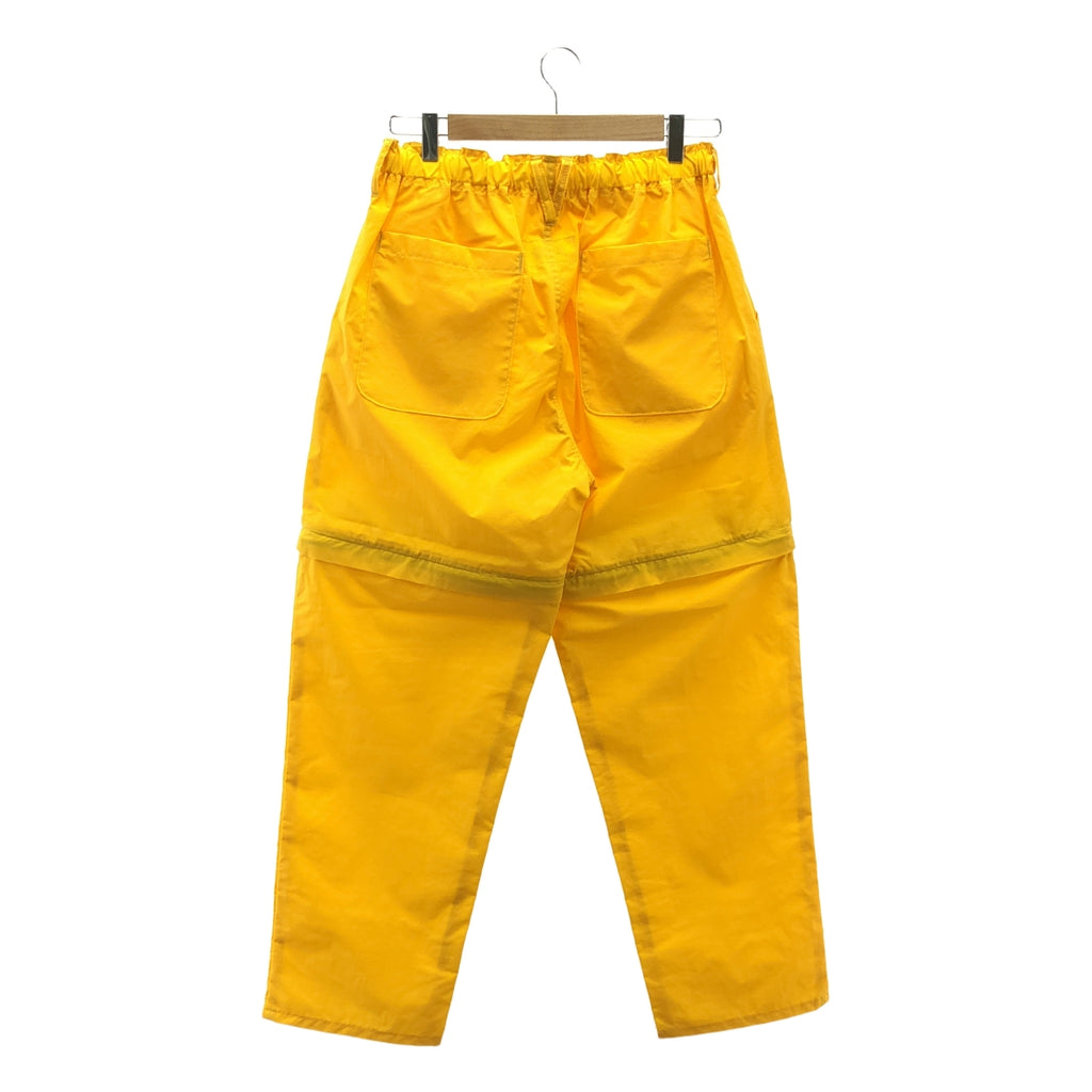 【미품】 VOO / 보 | 2024SS | 2WAY NYLON EZ 2웨이 나일론 이지 팬츠 | 1 | 옐로우 | 남성