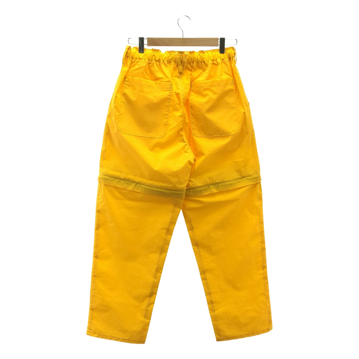 【美品】  VOO / ヴォー | 2024SS | 2WAY NYLON EZ 2ウェイ ナイロン イージー パンツ | 1 | イエロー | メンズ