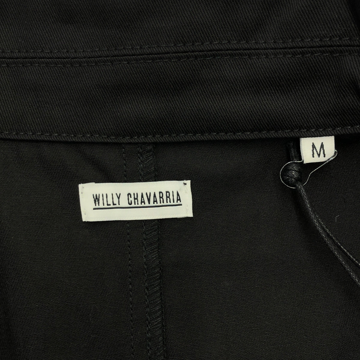 [New] WILLY CHAVARRIA / Willy Chavarria | Cotton twill work jacket | M | Black | Men's