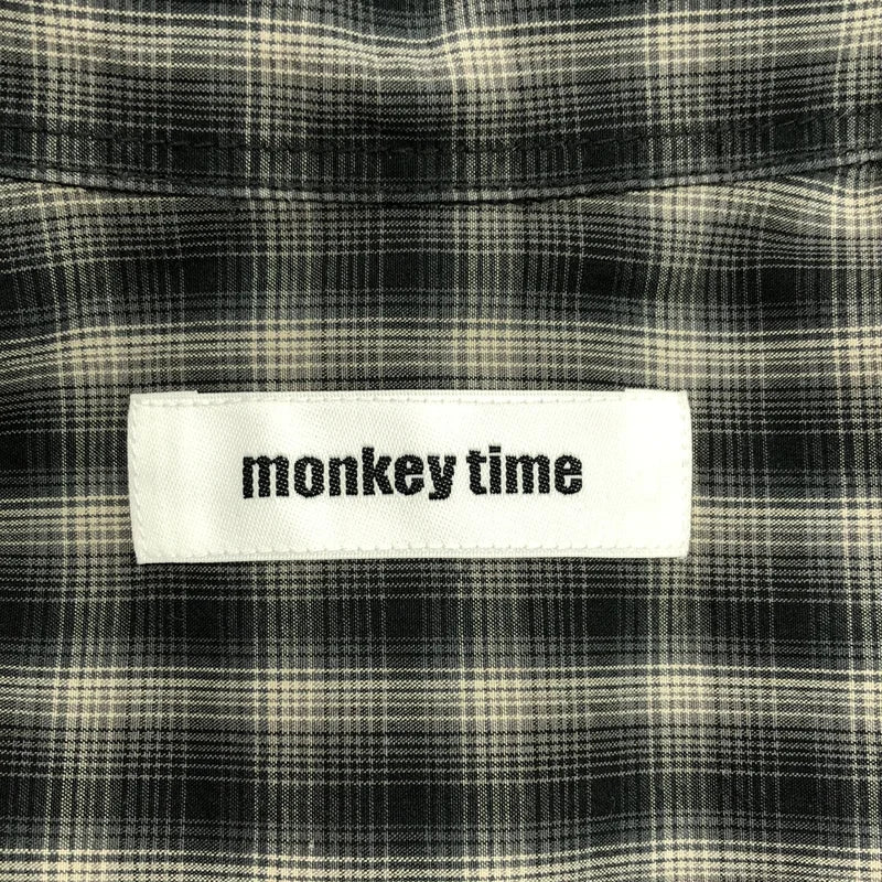 monkey time / モンキー時間 | 格紋常規領襯衫 | S | 男士