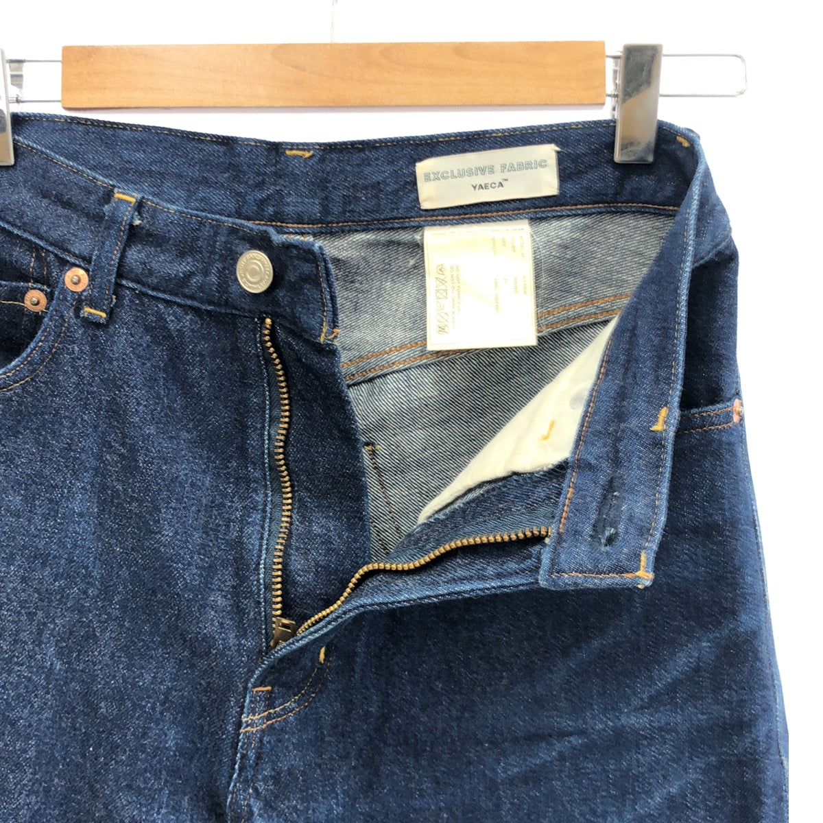 YAECA / ヤエカ | DENIM PANTS SLIM TAPERED 13oz セルビッチ スリム テーパード デニムパンツ | 29 | インディゴ | レディース