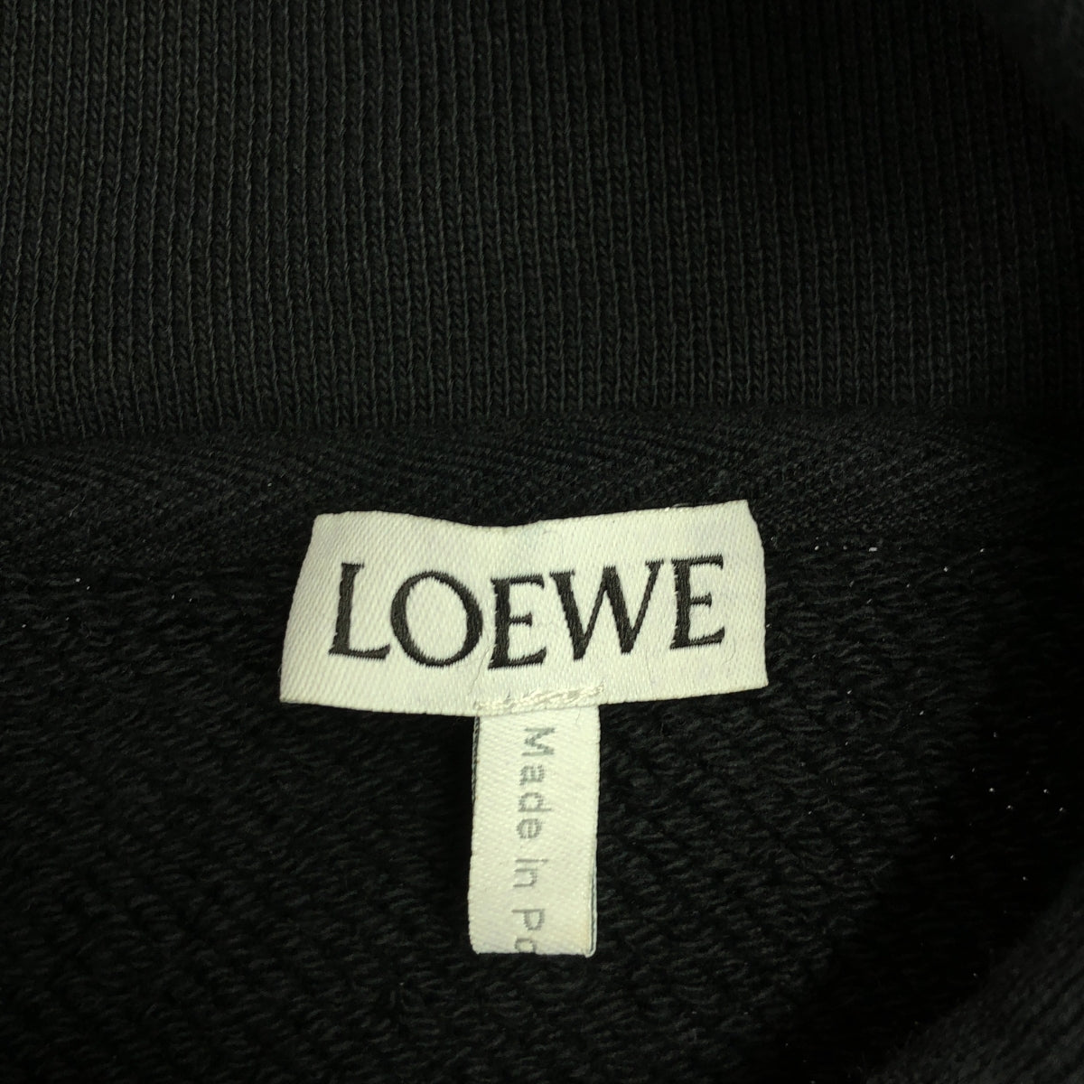 LOEWE | Herbarium Anagram Hoodie Parka | L | Black | Women's