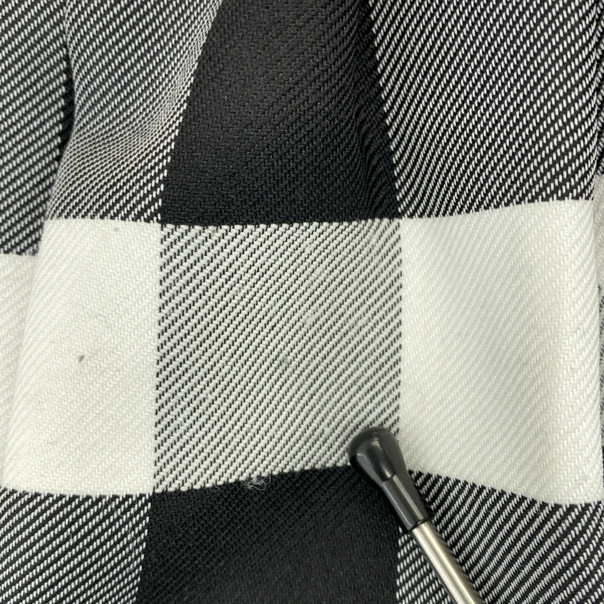 COMME des GARÇONS | 格紋天鵝絨 V 領洋裝 |