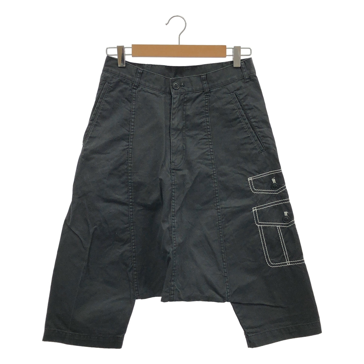 COMME des GARCONS / コムデギャルソン | 2009AW | コットン ステッチワーク サルエル ショートパンツ ショーツ | XS | レディース
