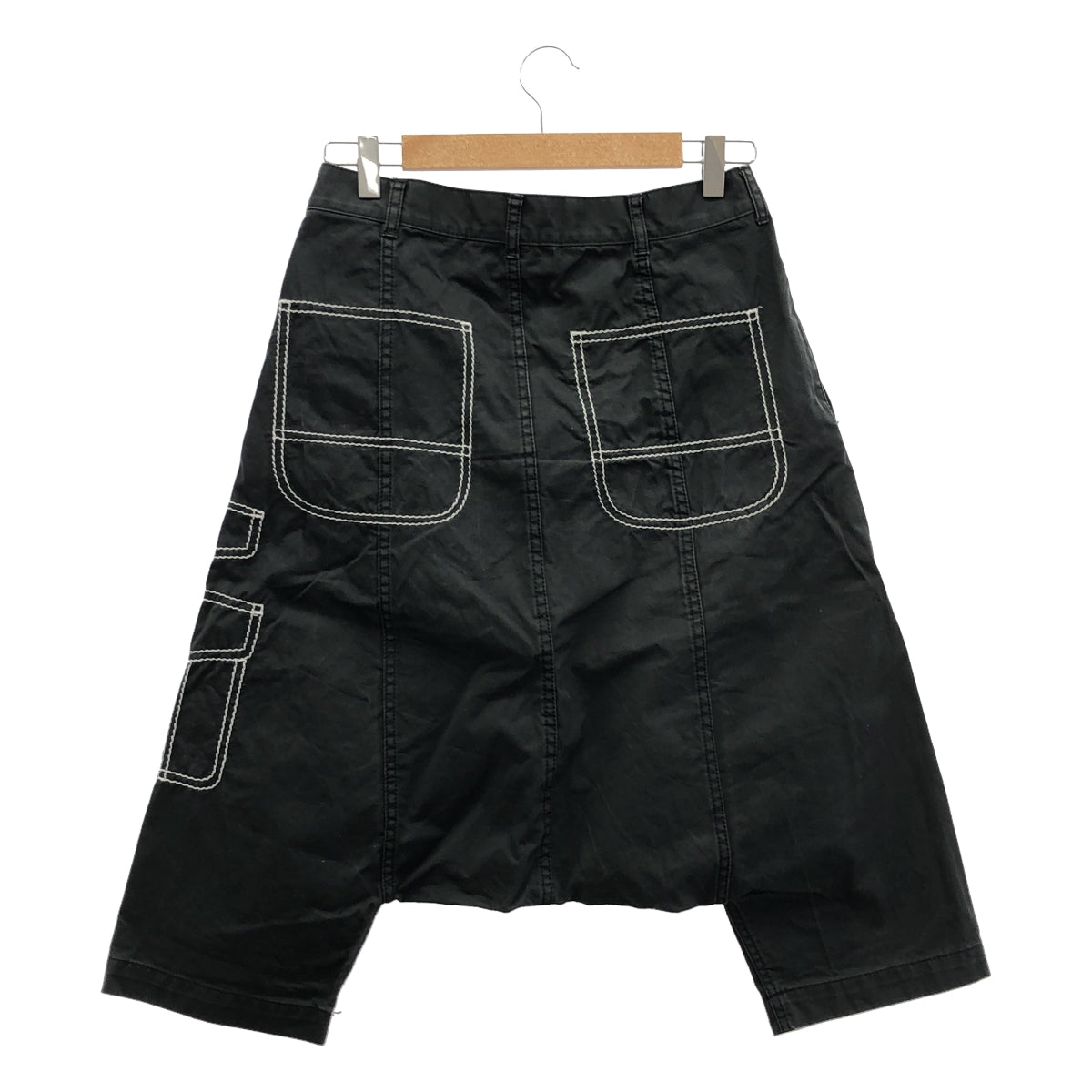 COMME des GARÇONS | 2009 秋冬 |棉質縫製沙魯埃爾短褲 | SHOPBOP XS |炭黑|女性的