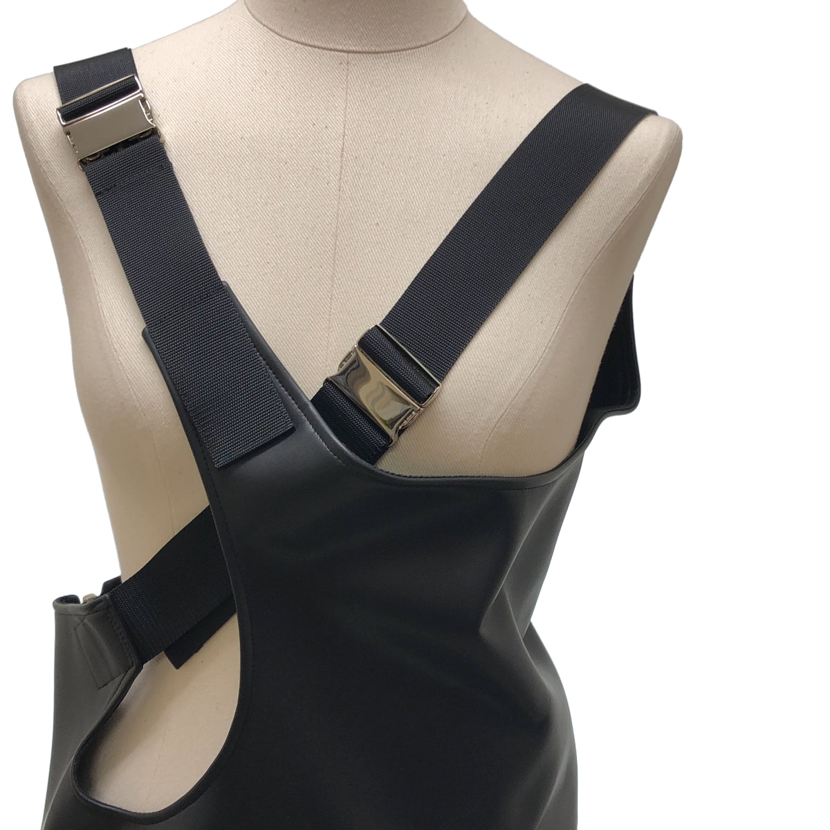 JUNYA WATANABE COMME des GARCONS / ジュンヤワタナベ | 2020AW | フェイクレザー フレア ロング スカート | XS | レディース