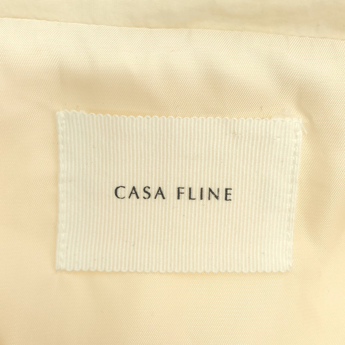CASA FLINE / カーサフライン | フードマフラー付き 中綿 コート | F | アイボリー | レディース