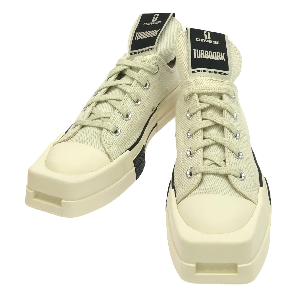 【美品】  Rick Owens DRKSHDW / リック・オウエンス・ダークシャドウ | × Converse / コンバース TURBODRK Chuck Taylor All Star 70 Ox  / 172345C スニーカー | 24.5 | white | レディース