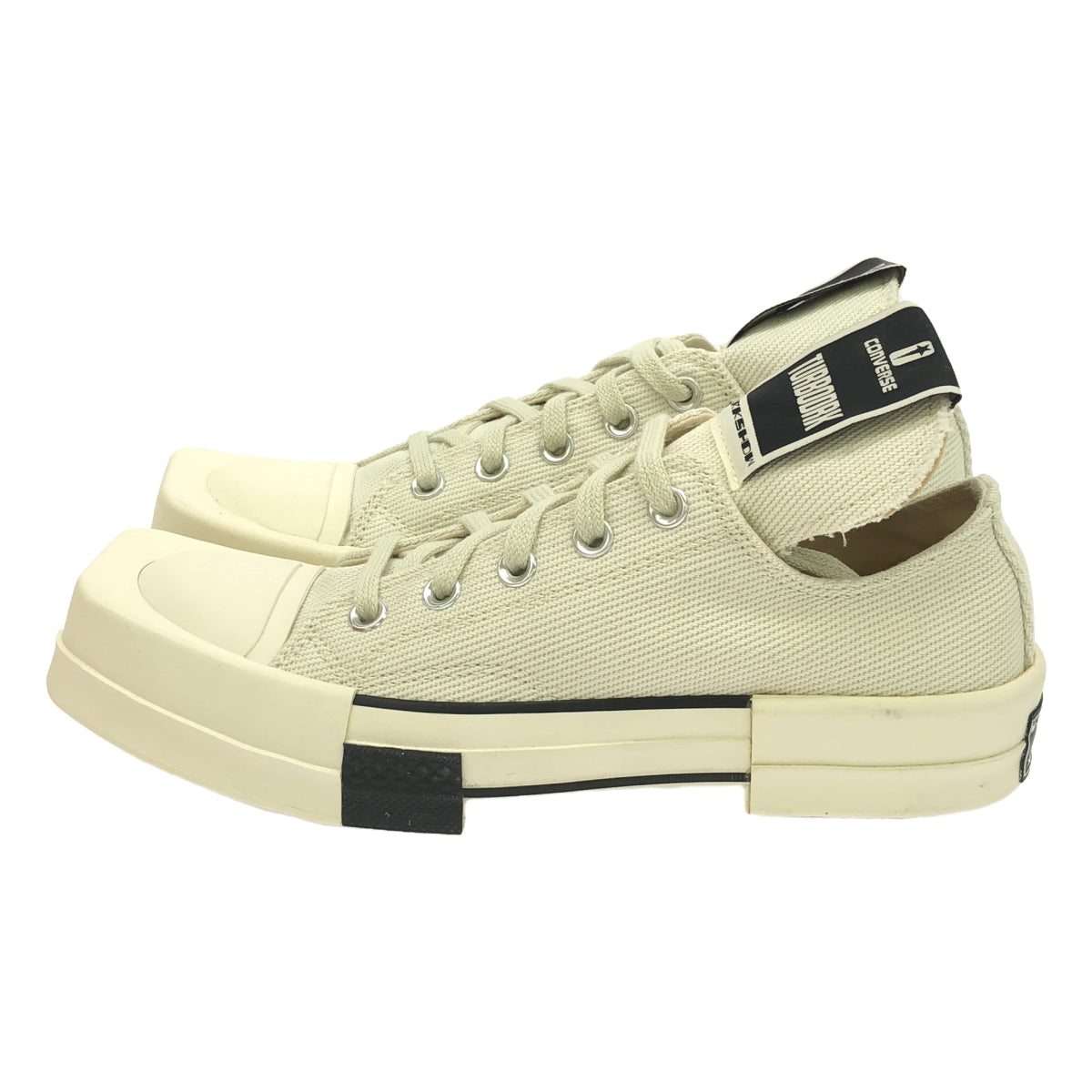 [Good Condition] Rick Owens DRKSHDW / Rick Owens Dark Shadow | × Converse / Converse TURBODRK Chuck Taylor All Star 70 Ox / 172345C Sneakers | 24.5 | White | Women's