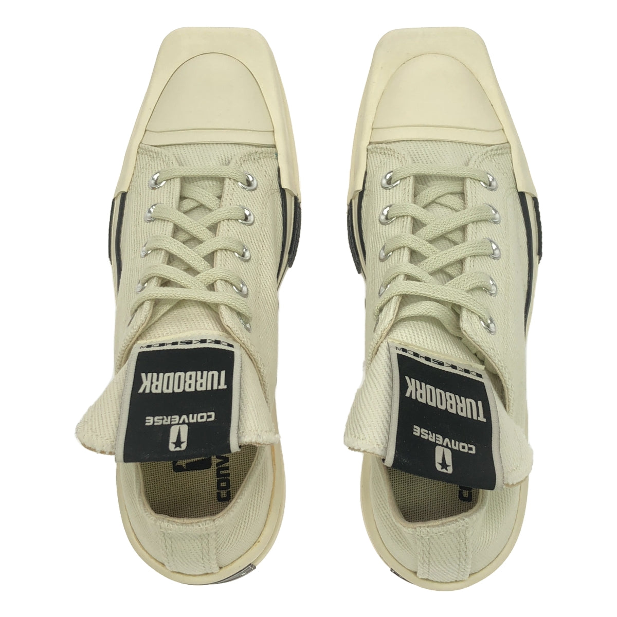 【美品】  Rick Owens DRKSHDW / リック・オウエンス・ダークシャドウ | × Converse / コンバース TURBODRK Chuck Taylor All Star 70 Ox  / 172345C スニーカー | 24.5 | white | レディース