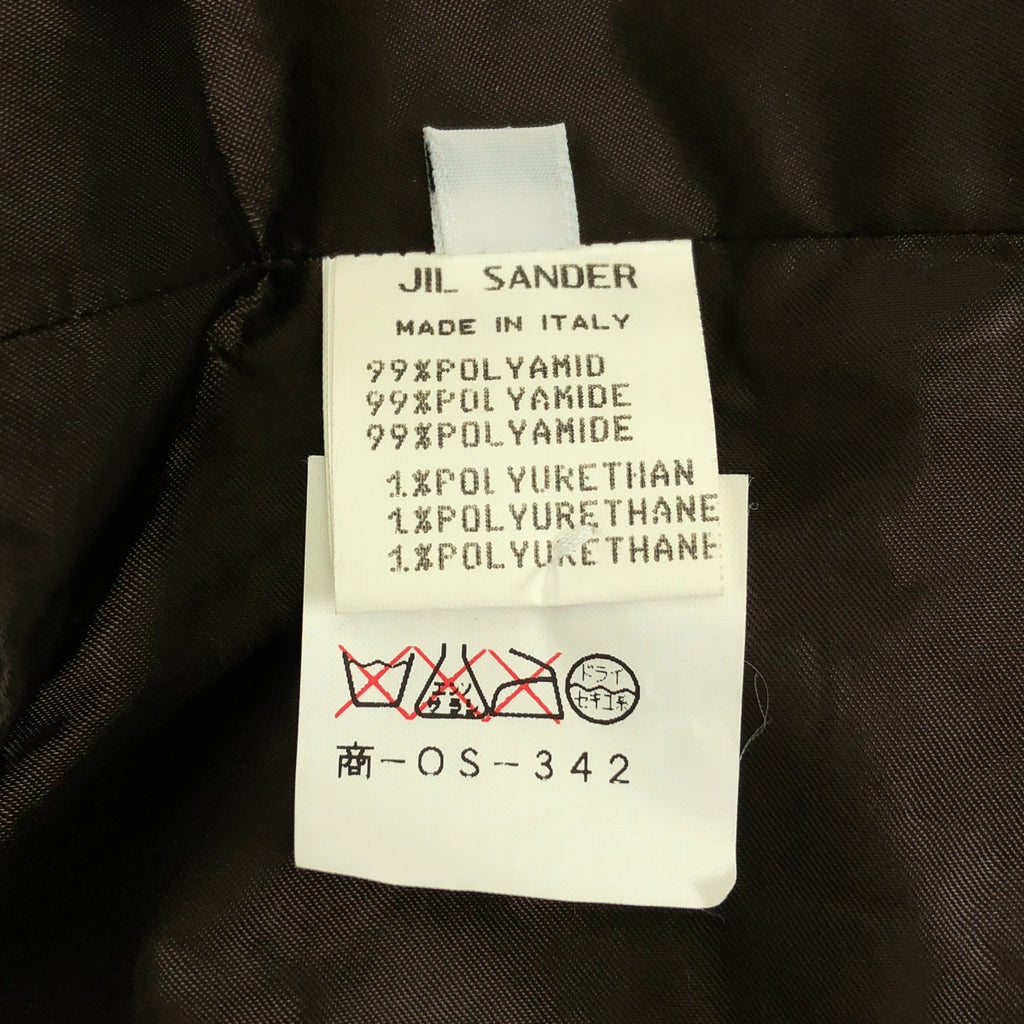 JIL SANDER / ジルサンダー | ナイロン 中綿 チェスターコート | 34 | レディース