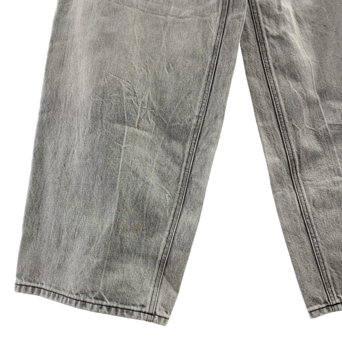 HAIKURE | Bethany 亞洲版霧灰色高腰寬腿牛仔褲 | 23碼 | 灰色 | 女款