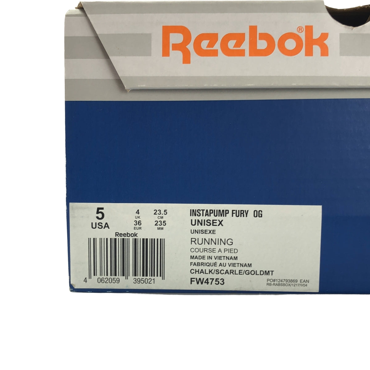 Reebok / 리복 | INSTAPUMP FURY OG 인스타 펌프 퓨리 스니커즈 / FW4753 | 23.5 | 레드 / 블랙 / 아이보리 | 여성