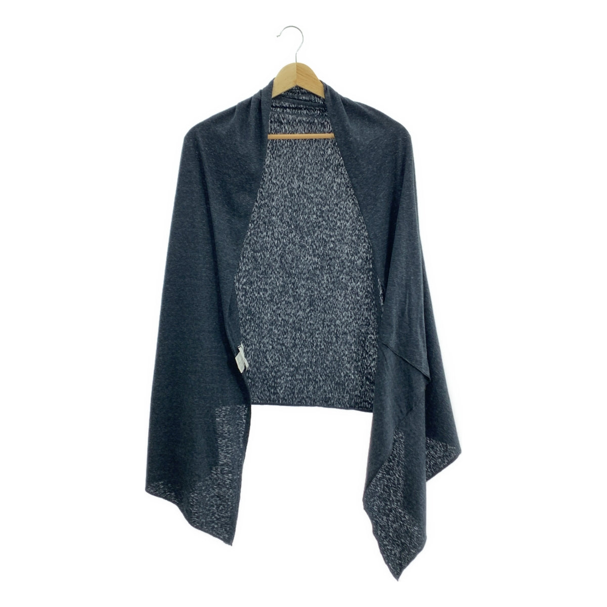 [品相良好] n​​(n) NUMBER NINE / N(N) by Number Nine | 大號棉質圍巾 | 炭黑色