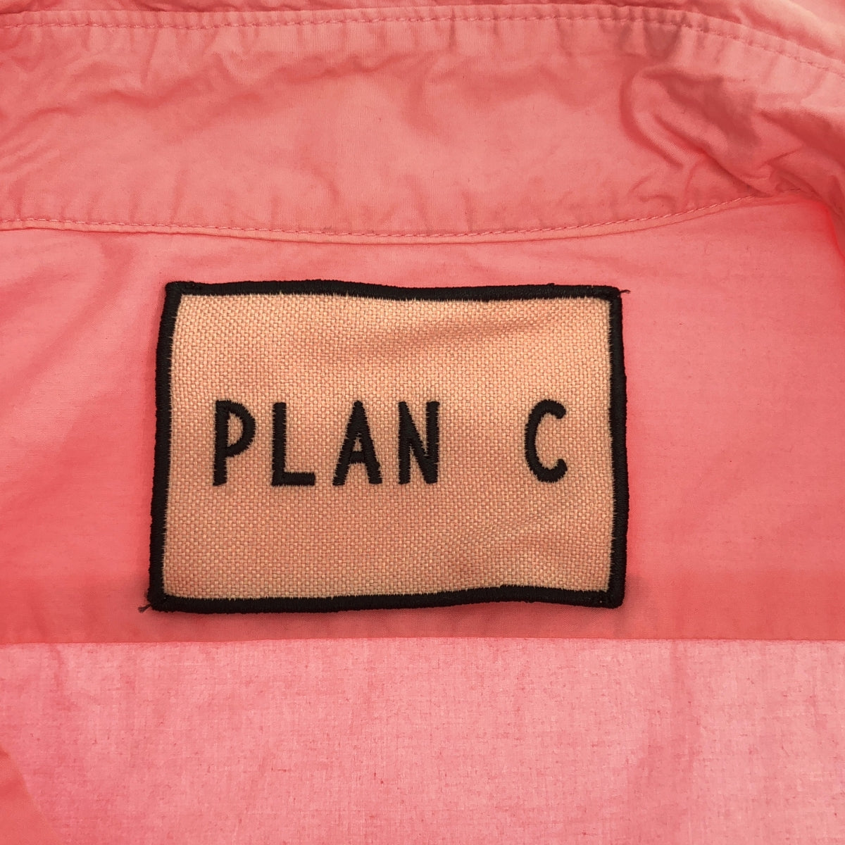 Plan C / プランシー | コットン フリル プルオーバー ロング シャツ ワンピース | 36 |