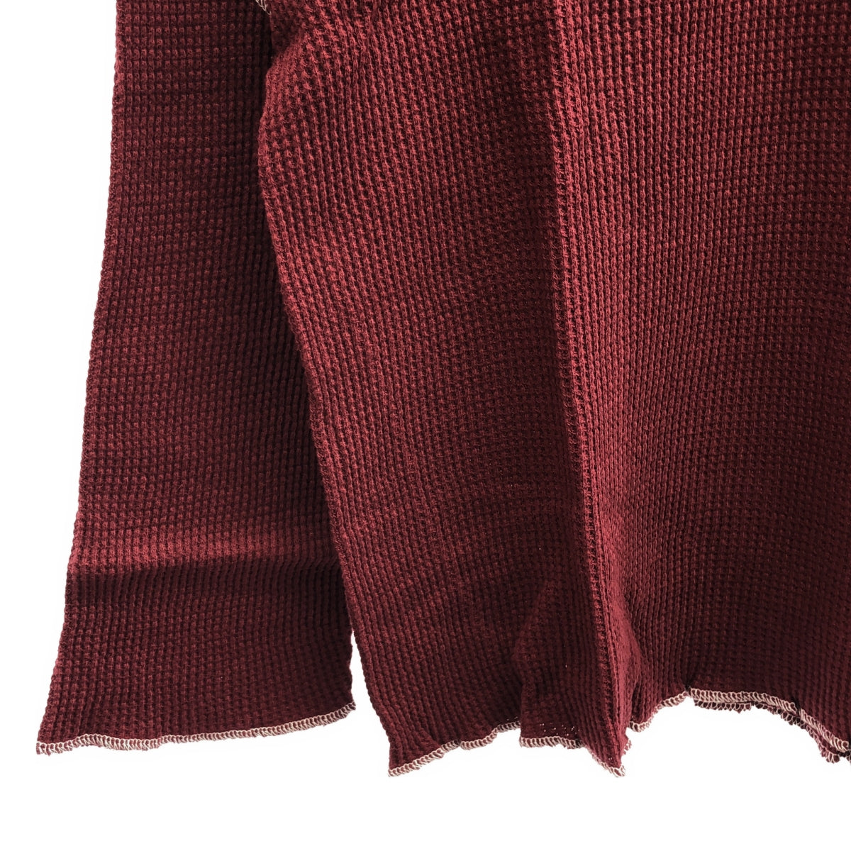 [New] prasthana / Prasthana | Deep V Hoodie | S | Burgundy | Men's