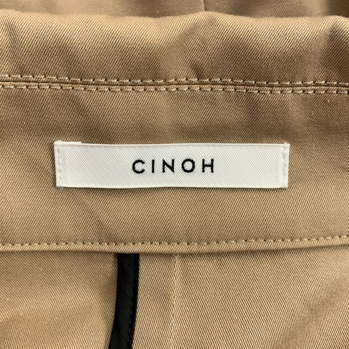 CINOH / チノ | コットン ロング トレンチコート |