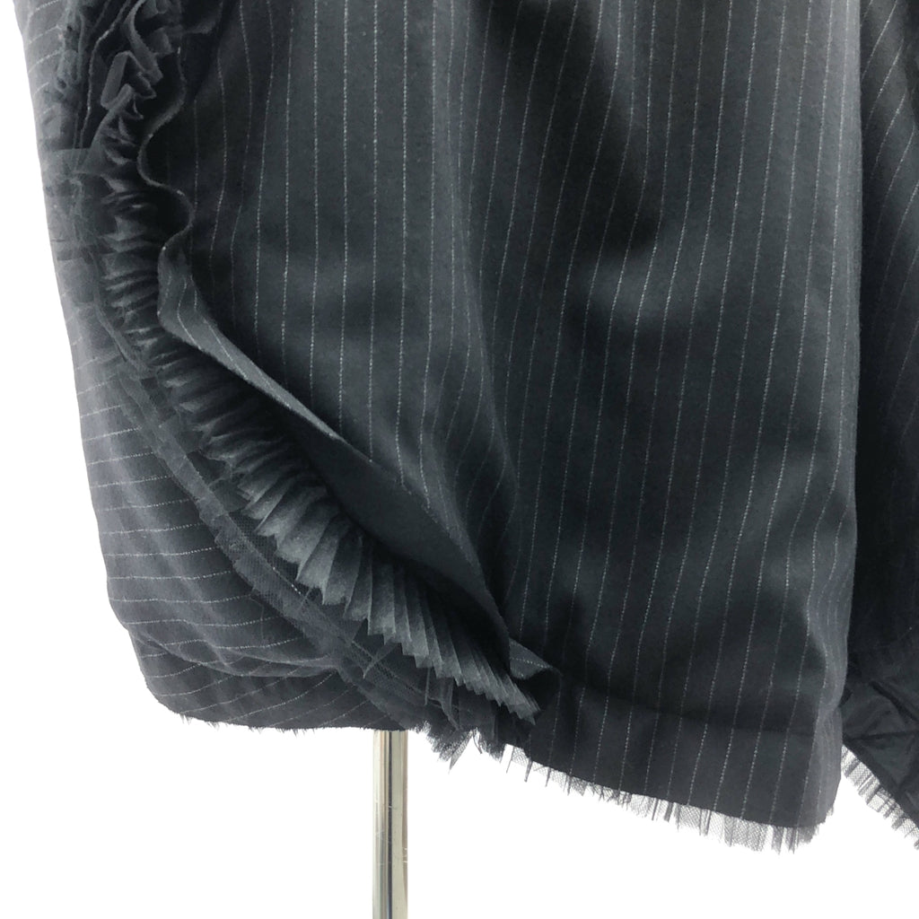 COMME des GARÇONS | 2018 秋冬 | 不對稱蕾絲裝飾後拉鍊連身裙 / 全絎縫襯裡 | M 碼 | 女款
