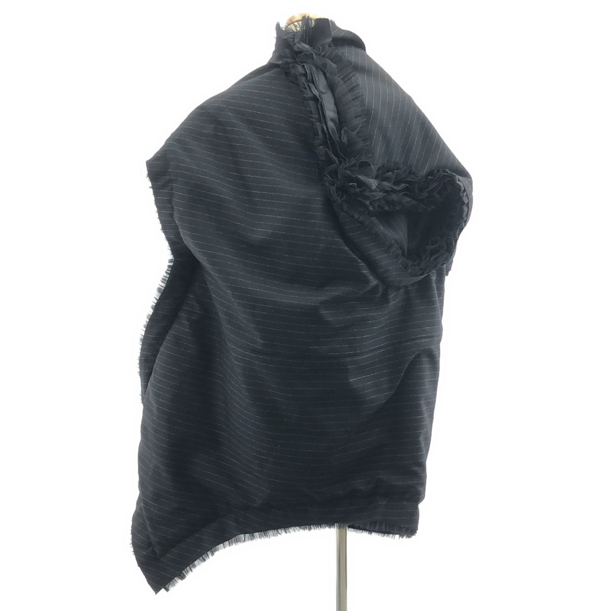 COMME des GARÇONS | 2018 秋冬 | 不對稱蕾絲裝飾後拉鍊連身裙 / 全絎縫襯裡 | M 碼 | 女款