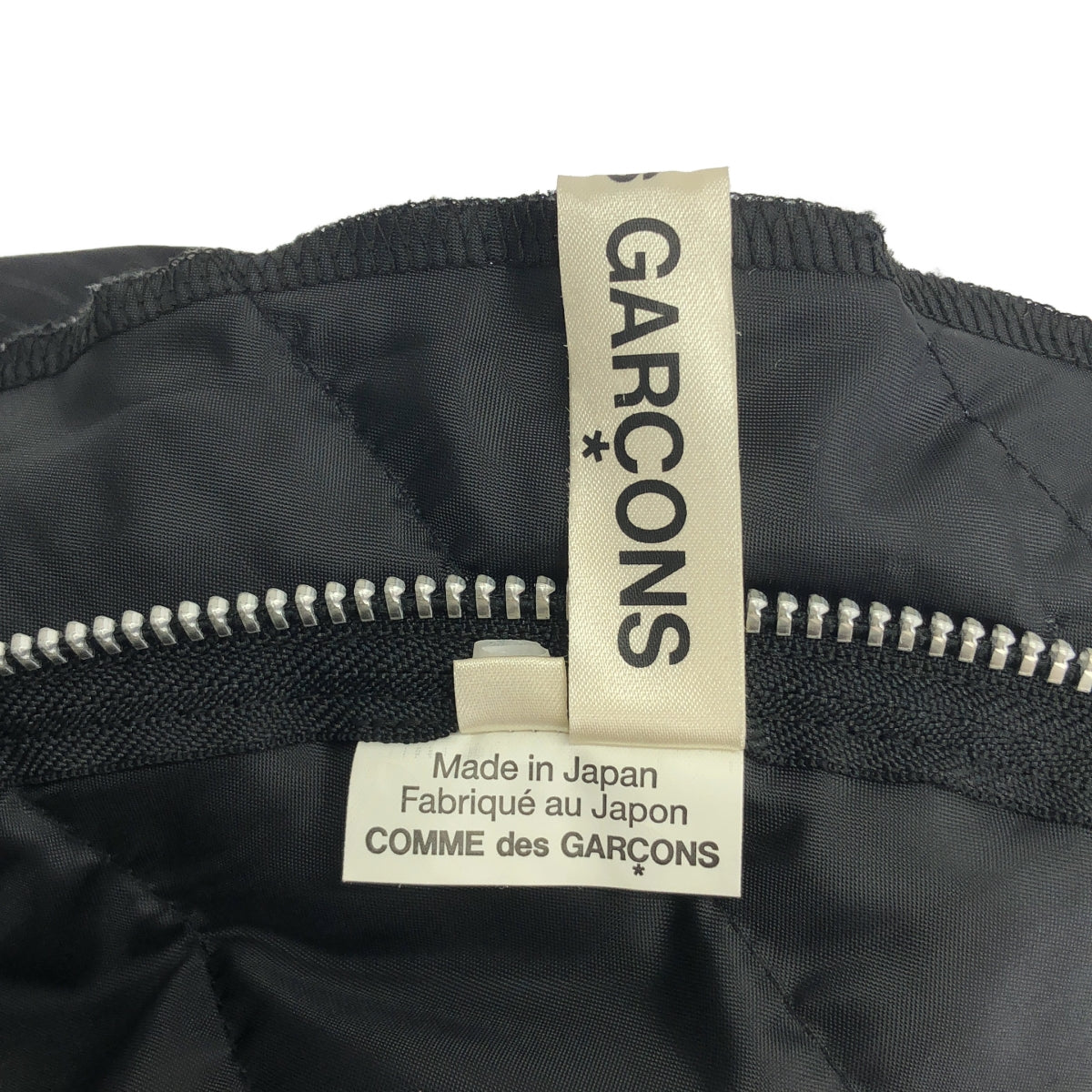 COMME des GARÇONS | 2018 秋冬 | 不對稱蕾絲裝飾後拉鍊連身裙 / 全絎縫襯裡 | M 碼 | 女款