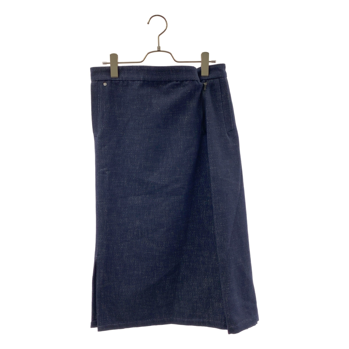 【미품】 BLESS / 블레스 | SMLXL Skirt 코튼 데님 스커트 | OS | 인디고 | 여성