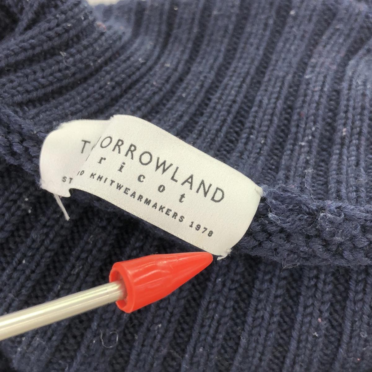 TOMORROWLAND tricot | Turtleneck cable Aran knit pullover | M | Men's