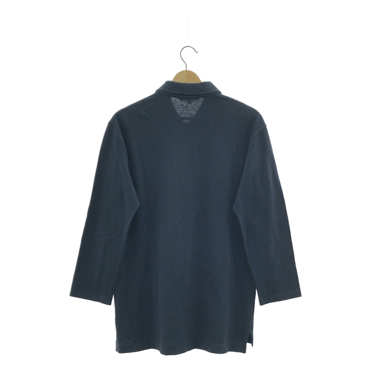 COMME des GARCONS HOMME / コムデギャルソンオム | 2012SS | コットン 製品染め パッチ ポロシャツ | S | ネイビー | メンズ