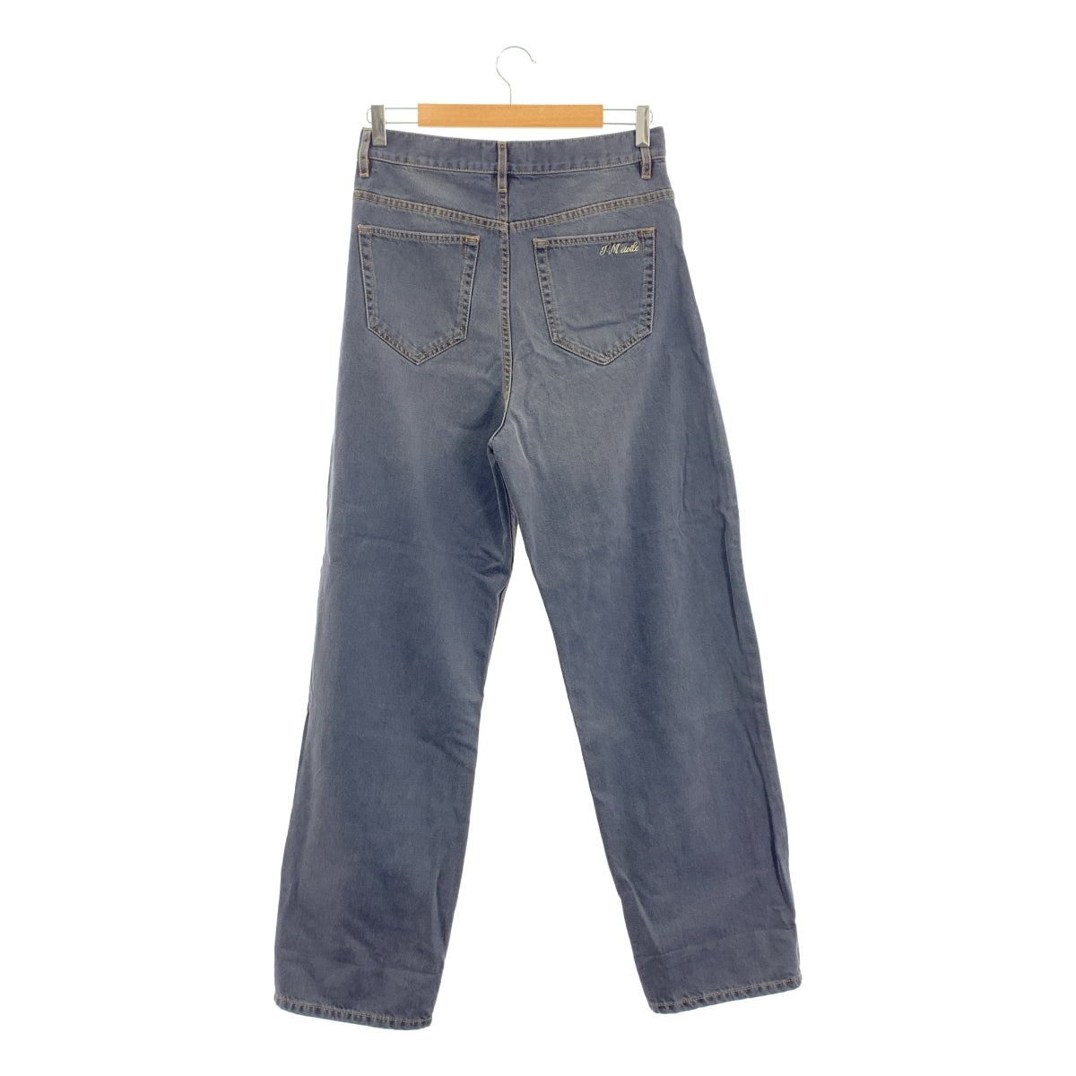 ISABEL MARANT ETOILE / 이사벨 마랑 에투아르 | 엠브로이드 로고 스트레이트 데님 팬츠 | 36 |