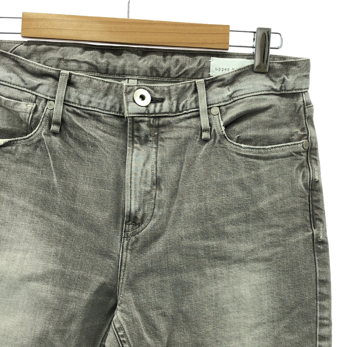 upper hights / アッパーハイツ | THE STELLA / 13G219 ステラ ダメージ加工 デニムパンツ | 27 | グレー系 | レディース