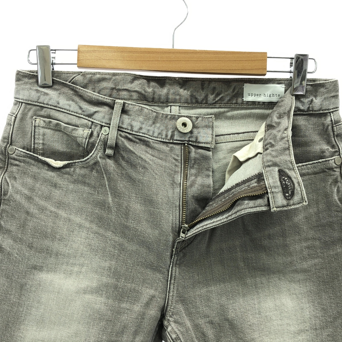 upper hights / アッパーハイツ | THE STELLA / 13G219 ステラ ダメージ加工 デニムパンツ | 27 | グレー系 | レディース