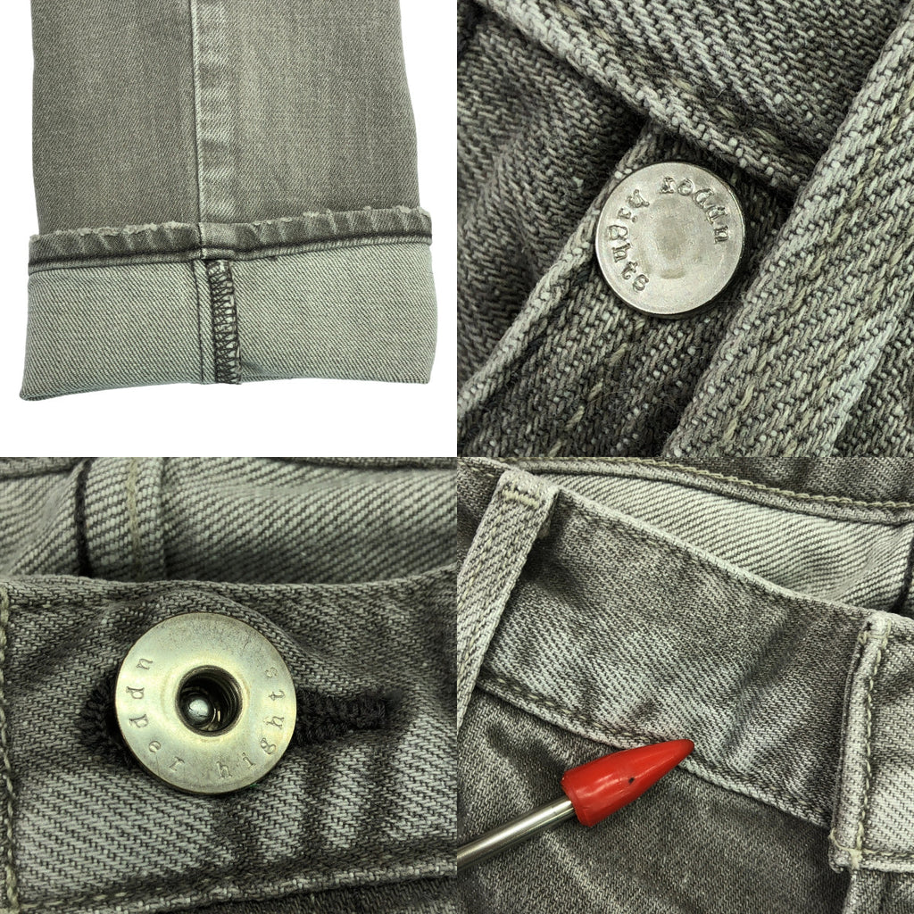 upper hights / アッパーハイツ | THE STELLA / 13G219 ステラ ダメージ加工 デニムパンツ | 27 | グレー系 | レディース