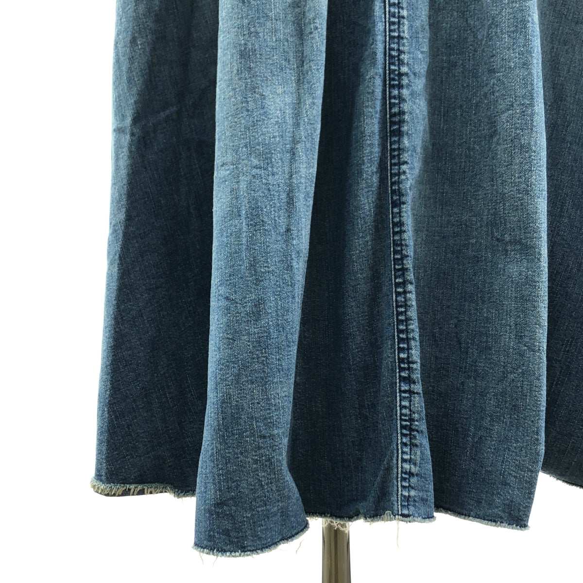 NOWOS / 노워스 | Denim skirt 컷오프 데님 티어드 스커트 | M | 여성