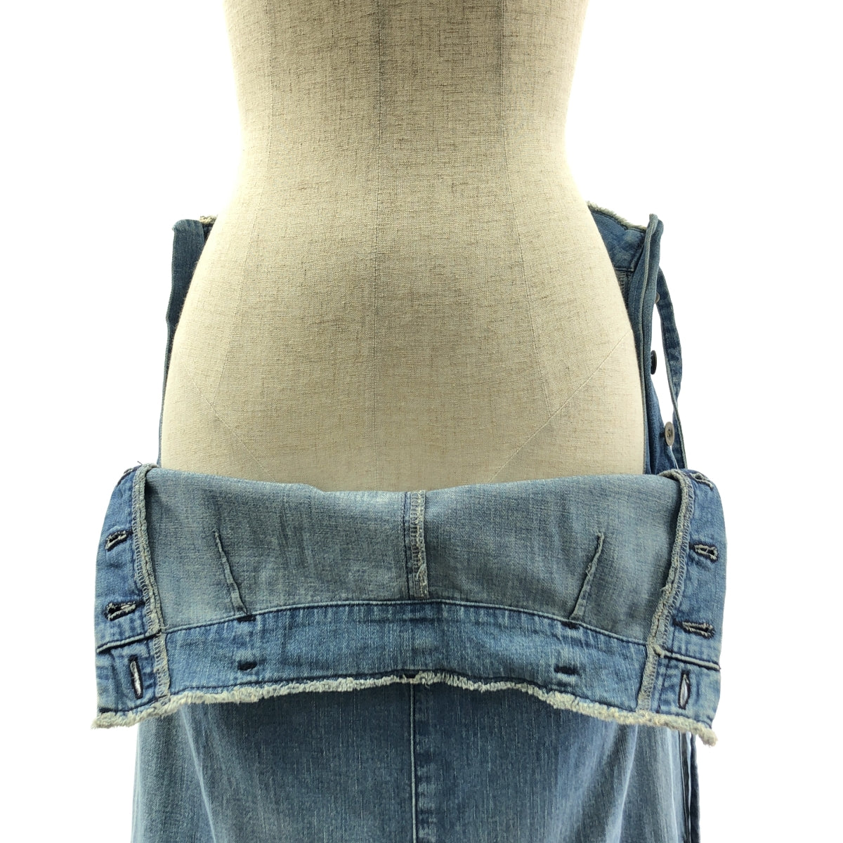 NOWOS / 노워스 | Denim skirt 컷오프 데님 티어드 스커트 | M | 여성