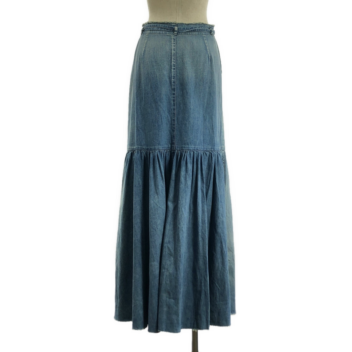 NOWOS / 노워스 | Denim skirt 컷오프 데님 티어드 스커트 | M | 여성