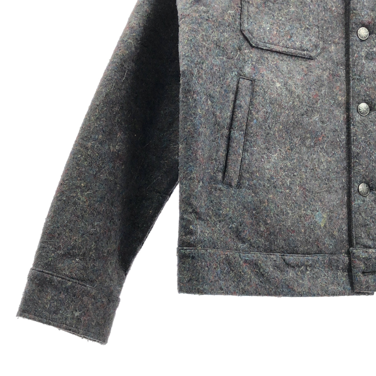 FUCKING AWESOME / 패킹 오삼 | 블랭킷 워크 재킷 | M | 그레이 / 브라운 | 남성