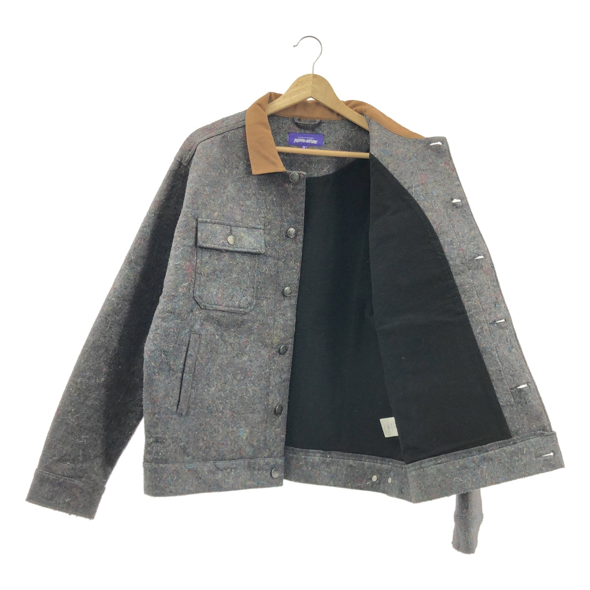 FUCKING AWESOME / 패킹 오삼 | 블랭킷 워크 재킷 | M | 그레이 / 브라운 | 남성