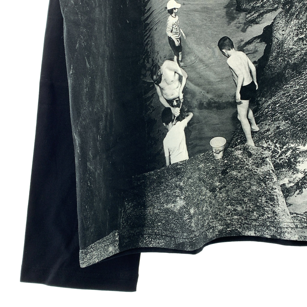 Agnes b. HOMME / 아니에스베옴 | La plage 코튼 전사 포토프린트 롱 슬리브 컷소우 | 3 |